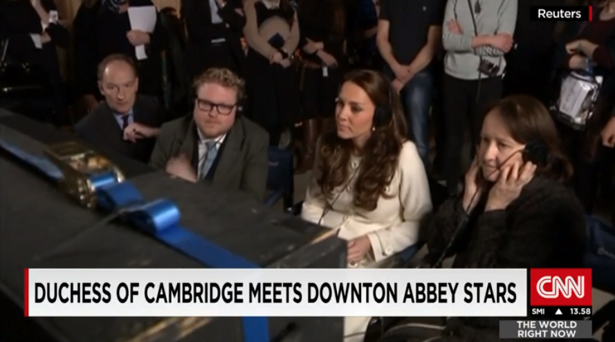 James Frater Media CNN Duchess of Cambridge Downton Abbey