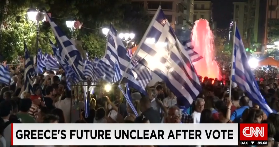 James Frater Media CNN Greece Votes No