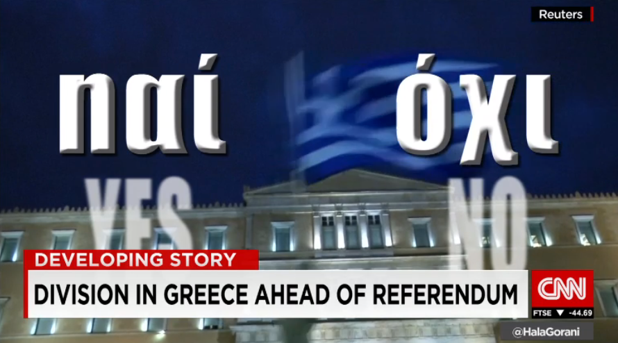CNN Greece Yes No Vot